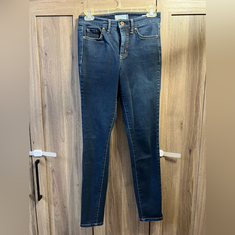 Jessica Simpson Women's High-Rise Skinny Jeans, Dark Blue Size 26